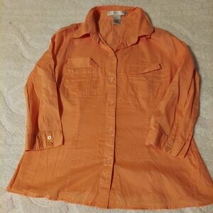 Geoffrey Beene Sport Vibrant Orange Shirt